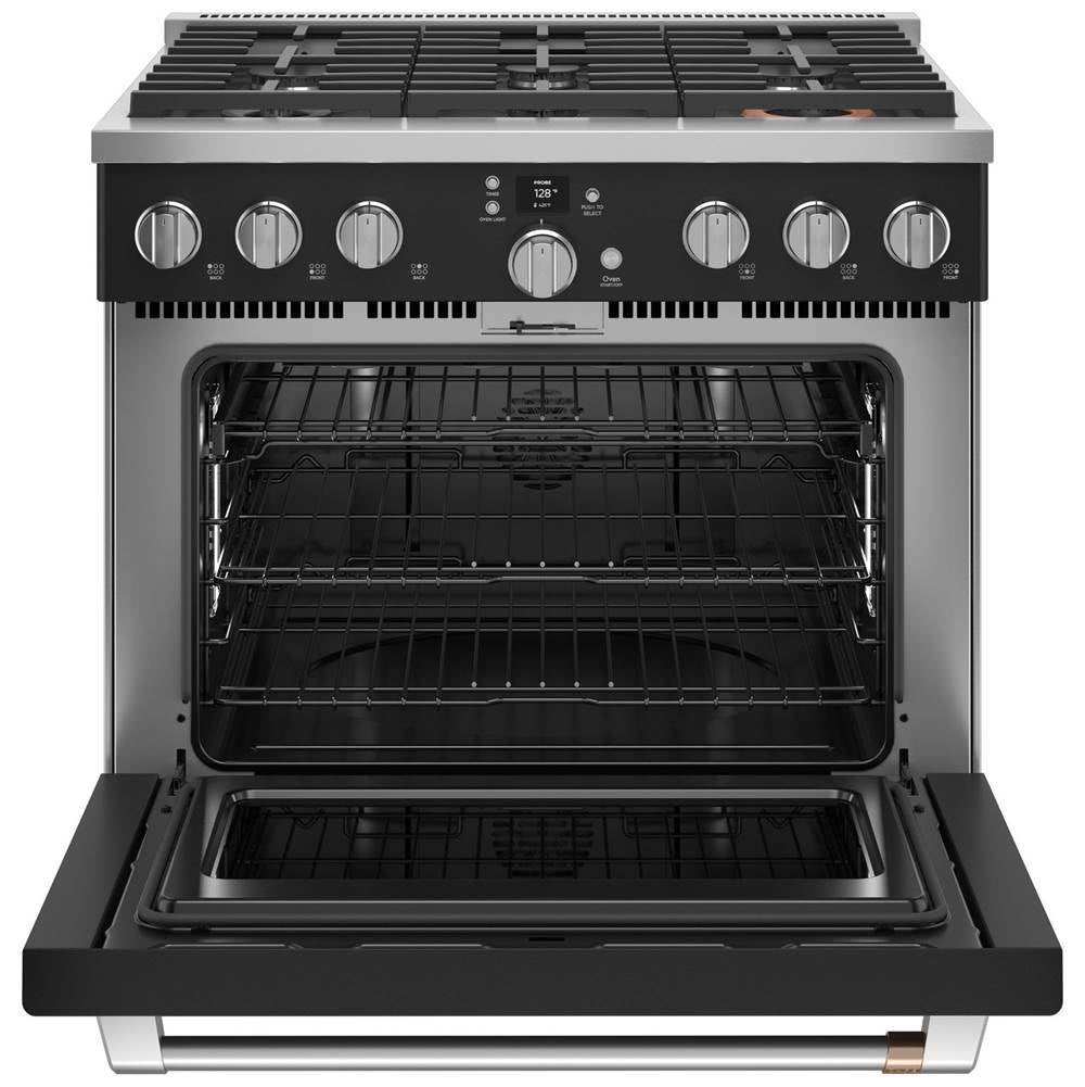 36'' Smart Dual-Fuel Commercial-Style Range With 6 Burners (Natural Gas)