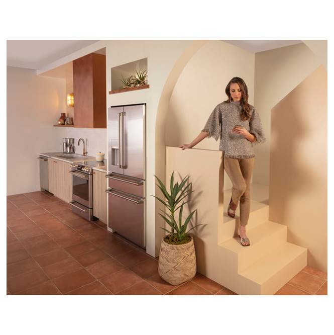 Energy Star 22.3 Cu. Ft. Smart Counter-Depth 4-Door French-Door Refrigerator