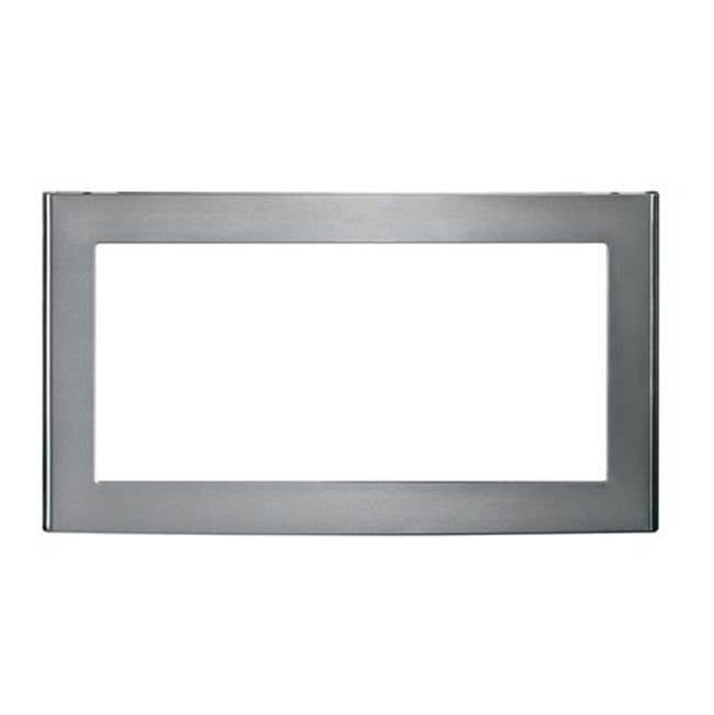 GE Appliances - Optional 30'' Built-In Trim Kit - Stainless Steel