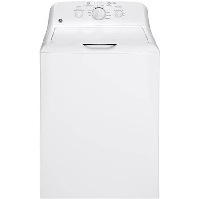 GE Appliances - GE 3.8 Cu. Ft. Capacity Stainless Steel Basket - White