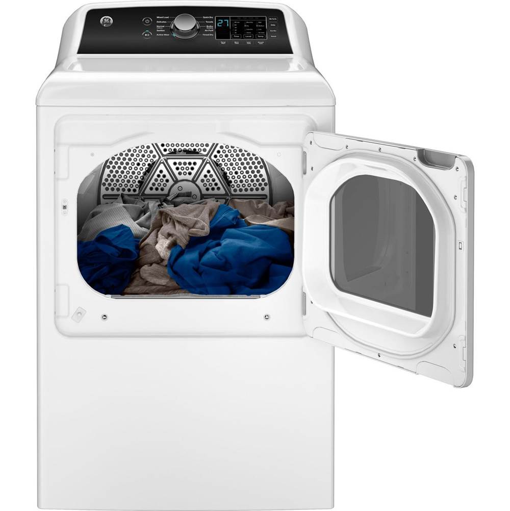 7.4 Cf Elec Tl Matching Dryer, Sensor Dry, Glass Door, Single Knob Electronics, White