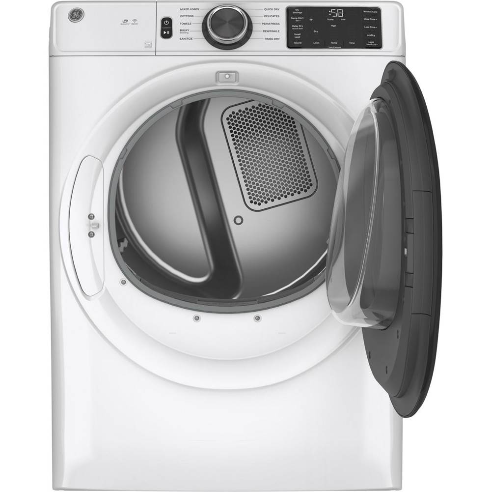 GE Long Vent 7.8 Cu. Ft. Capacity Smart Electric Dryer