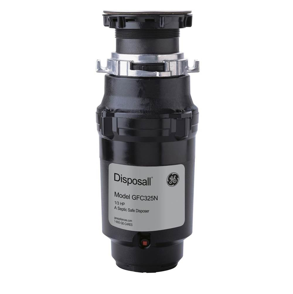 GE Appliances - GE 1/3 Hp Continuous Feed GarbaGE Disposer - Corded