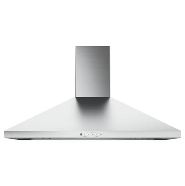GE Appliances - GE 36'' Wall-Mount Pyramid Chimney Hood - Stainless Steel
