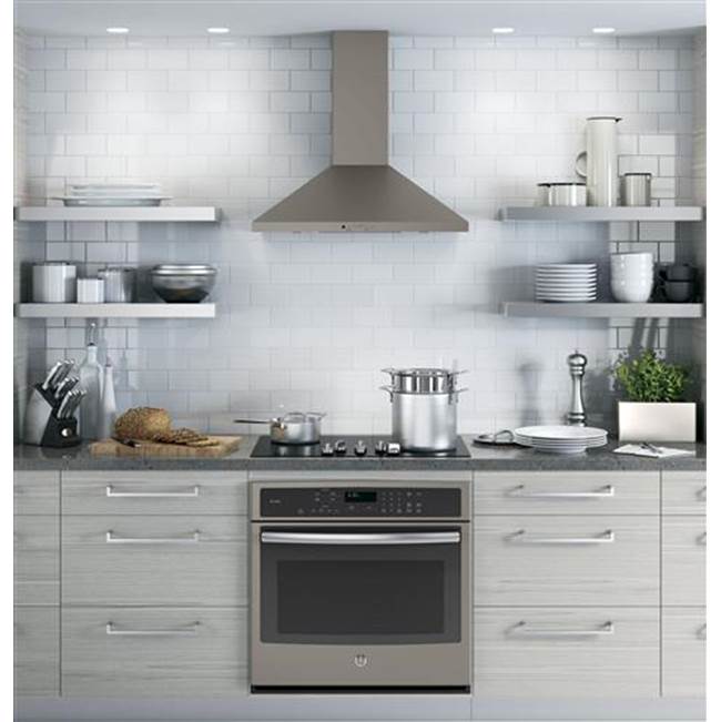 GE 30'' Wall-Mount Pyramid Chimney Hood