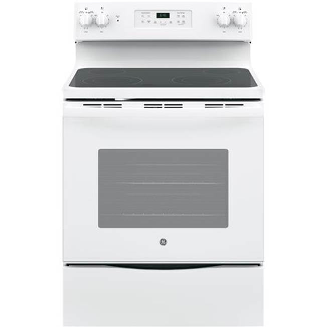 GE Appliances - GE 30'' Free-Standing Electric Range - White