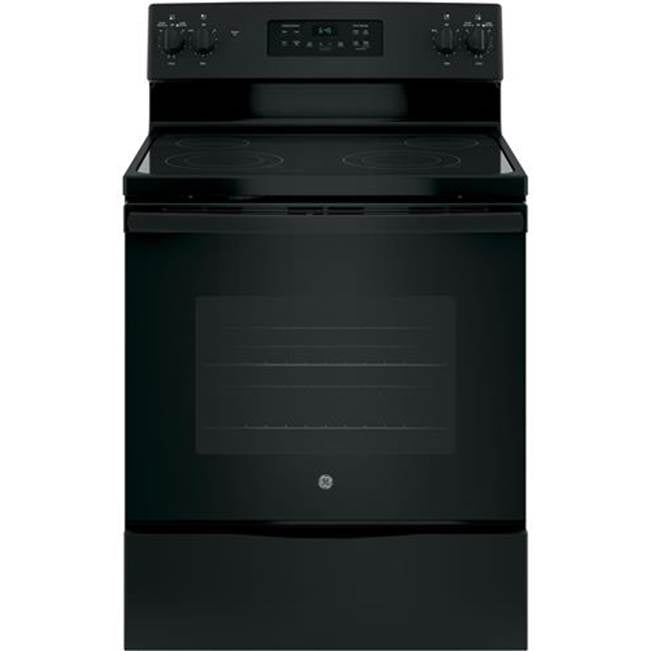 GE Appliances - GE 30'' Free-Standing Electric Range - Black