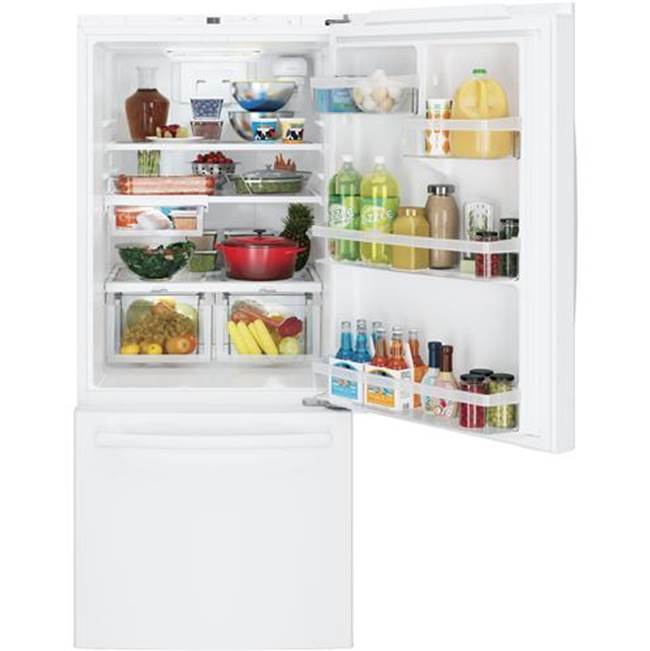 GE ENERGY STAR 21.0 Cu. Ft. Bottom-Freezer Refrigerator