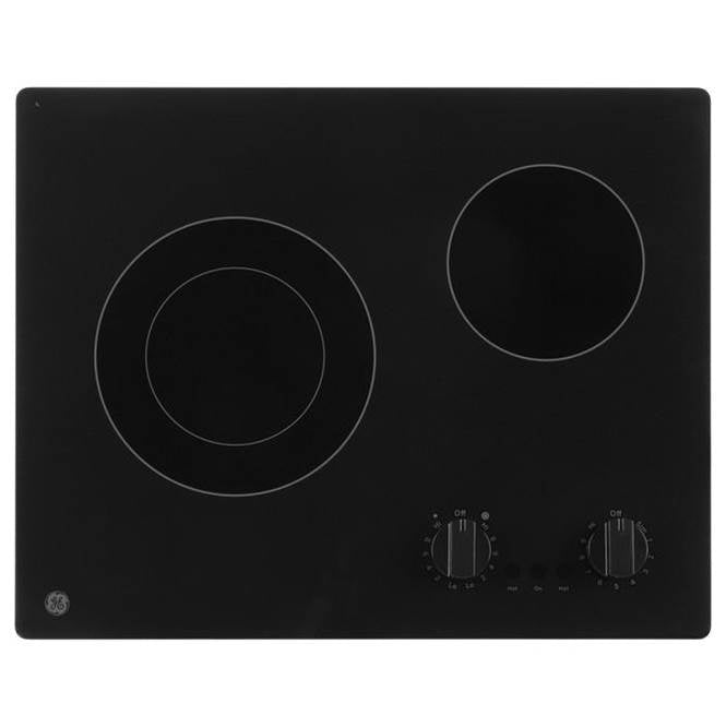 GE Appliances - 21'' Electric Radiant Cooktop - Black