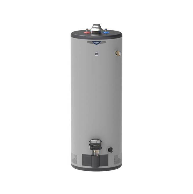 GE Appliances - RealMAX Premium 50-Gallon Tall Natural Gas Atmospheric Water Heater - Diamond Gray
