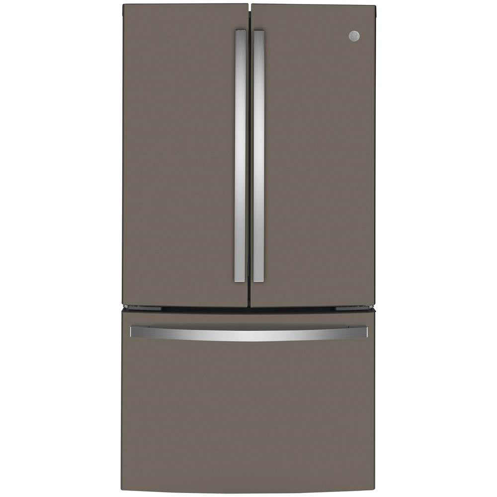 GE Appliances - GE ENERGY STAR 23.1 Cu. Ft. Counter-Depth French-Door Refrigerator - Fingerprint Resistant Slate