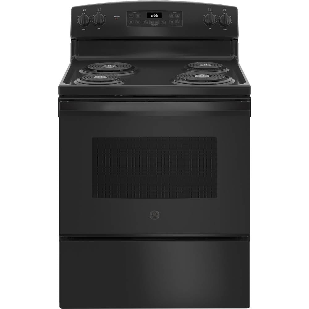 GE Appliances - GE 30'' Free-Standing Electric Range - Black