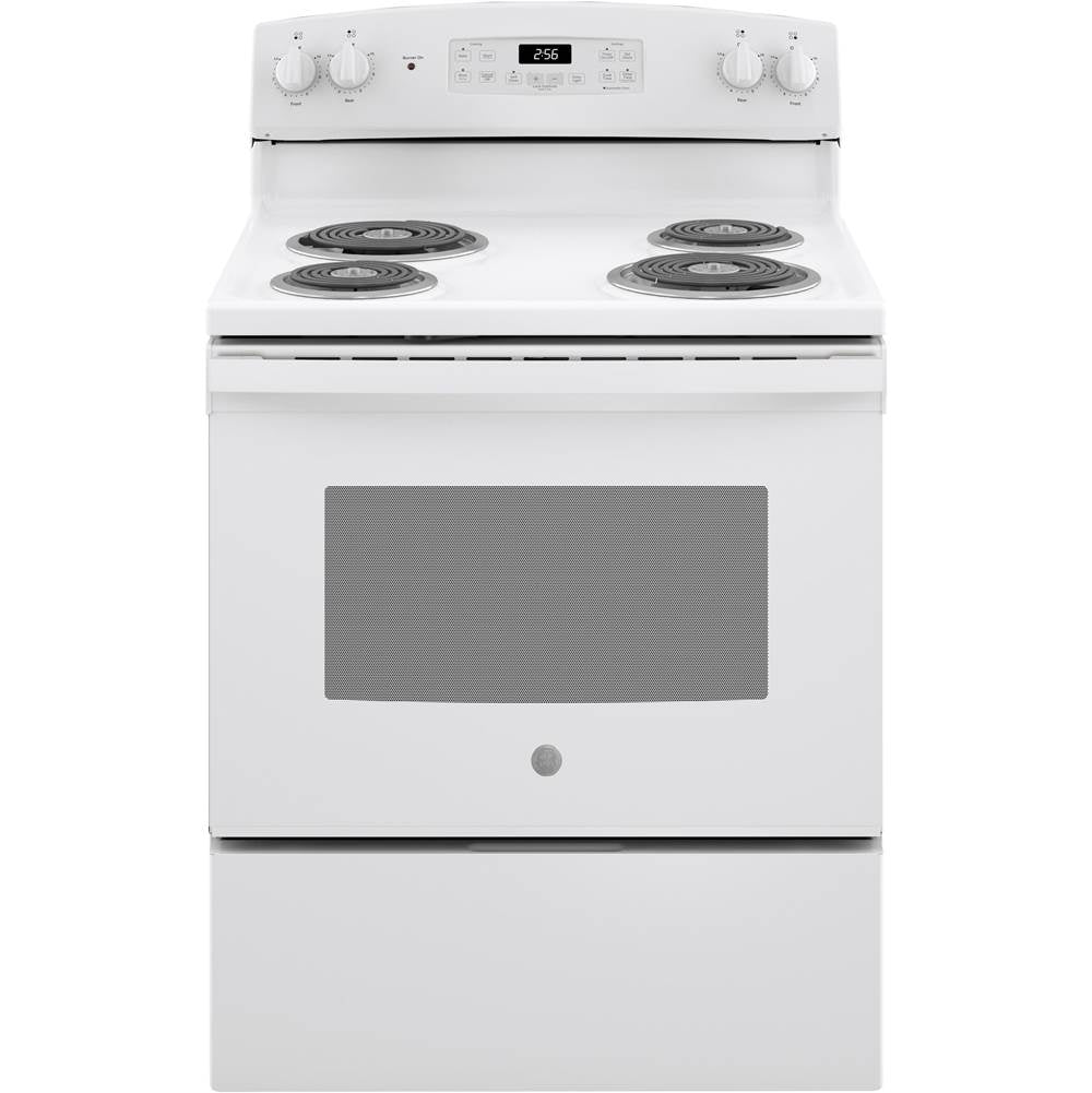 GE Appliances - GE 30'' Free-Standing Electric Range - White