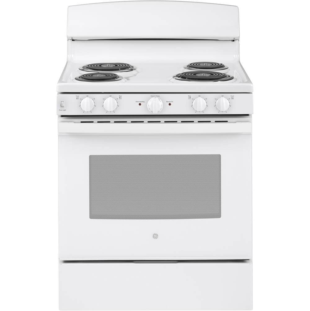 GE Appliances - GE 30'' Free-Standing Electric Range - White