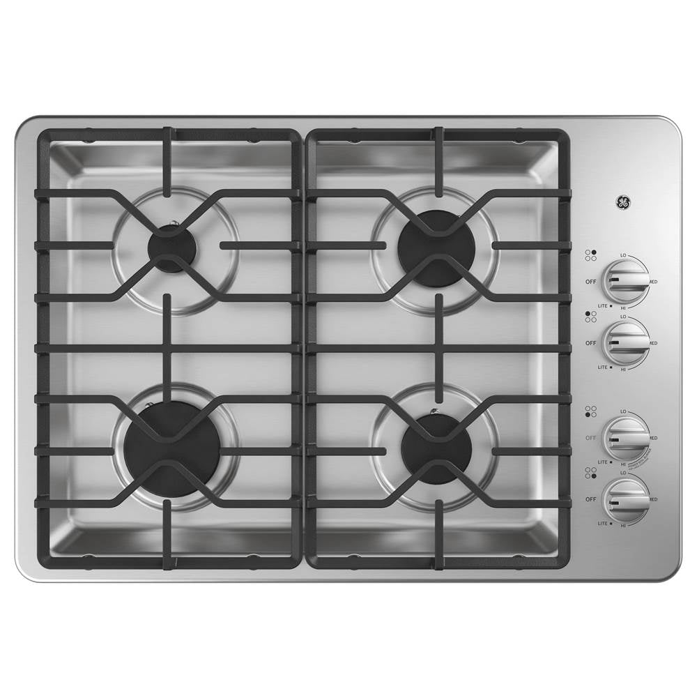 GE Appliances - GE 30'' Built-In Gas Cooktop - Stainless Steel