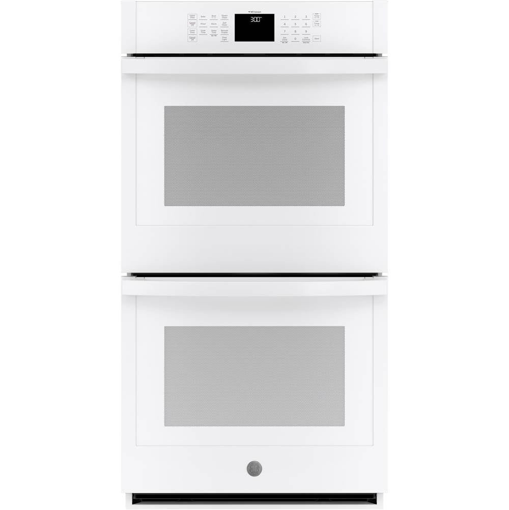 GE Appliances - GE 27'' Smart Built-In Double Wall Oven - White