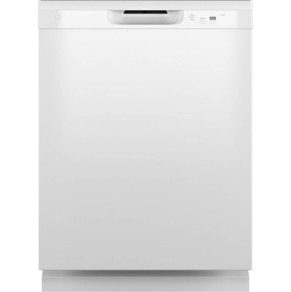 GE Appliances - Dishwasher With Front Controls - White