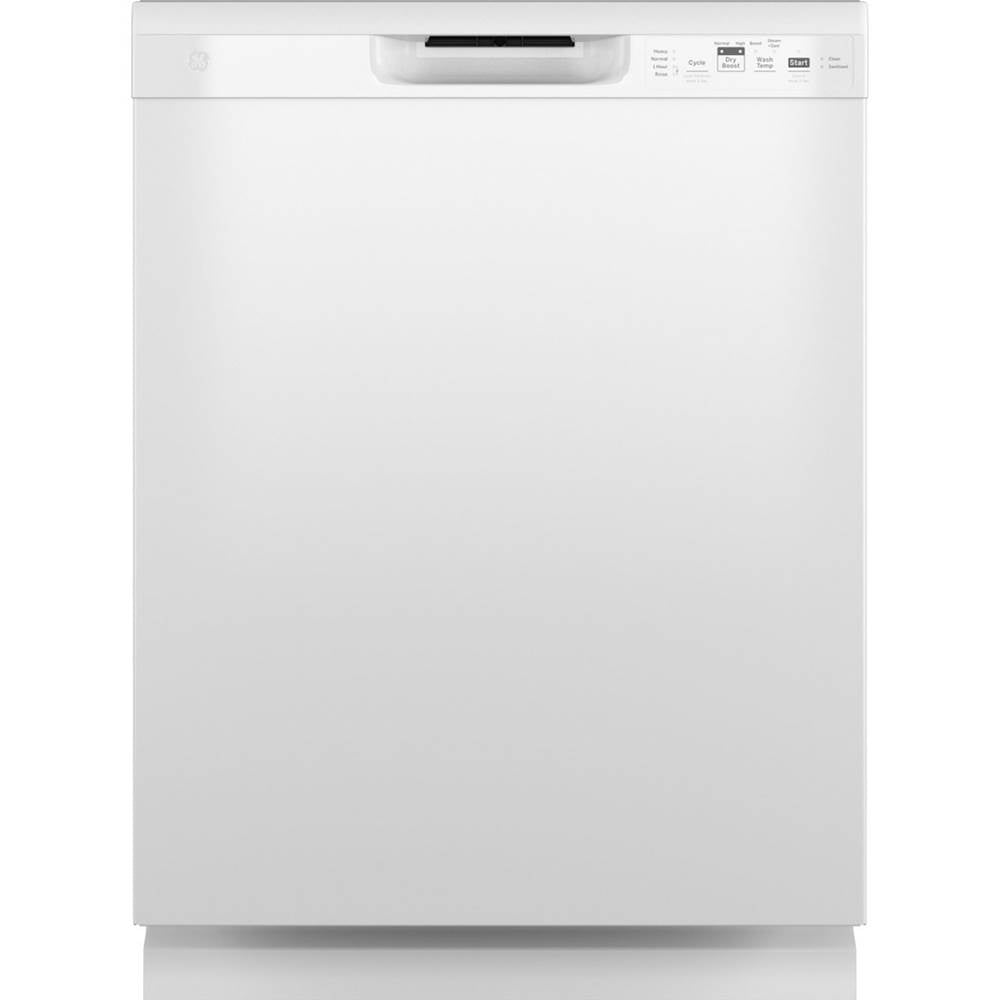 GE Appliances - Dishwasher With Front Controls - White