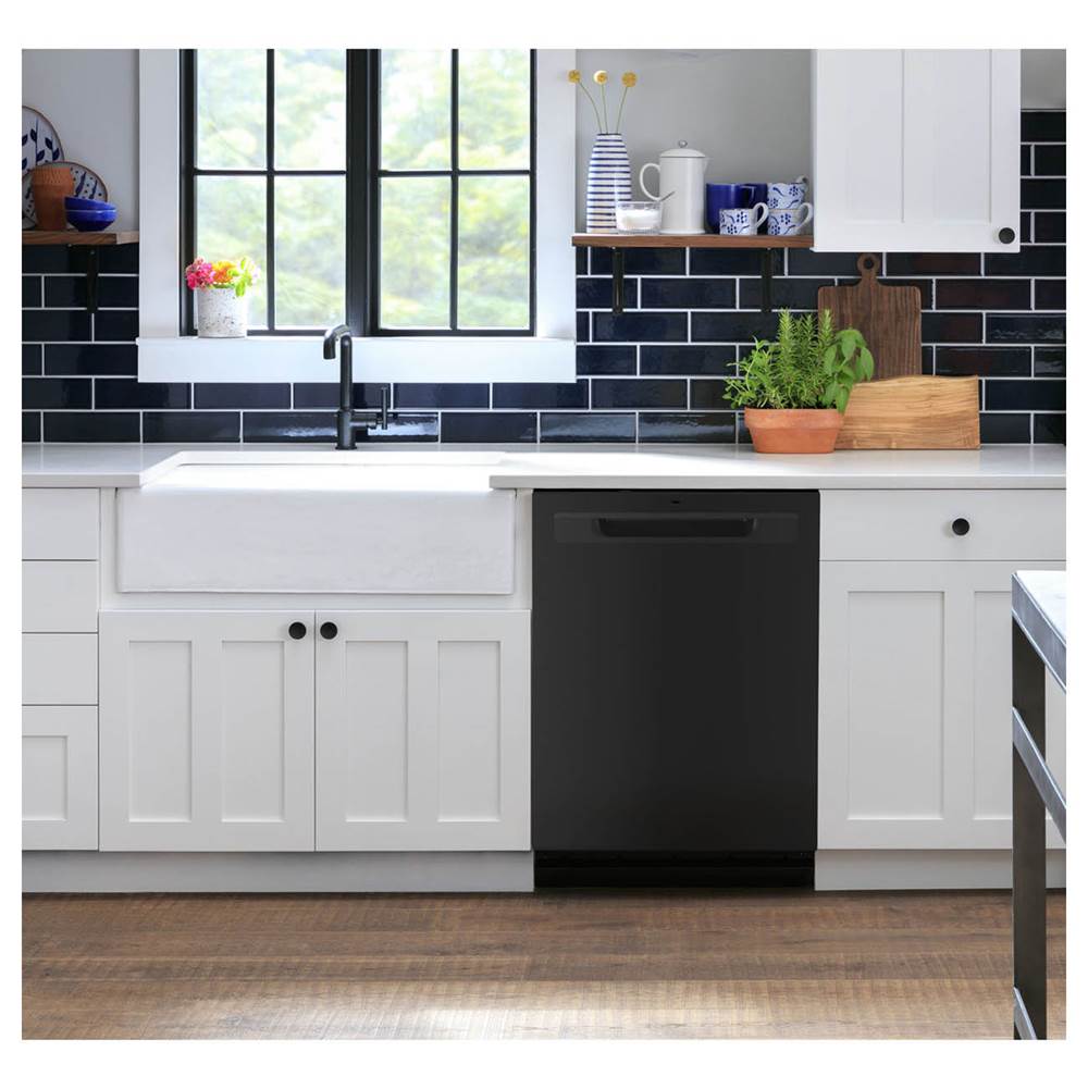 Top Control with Plastic Interior Dishwasher with Sanitize Cycle and Dry Boost