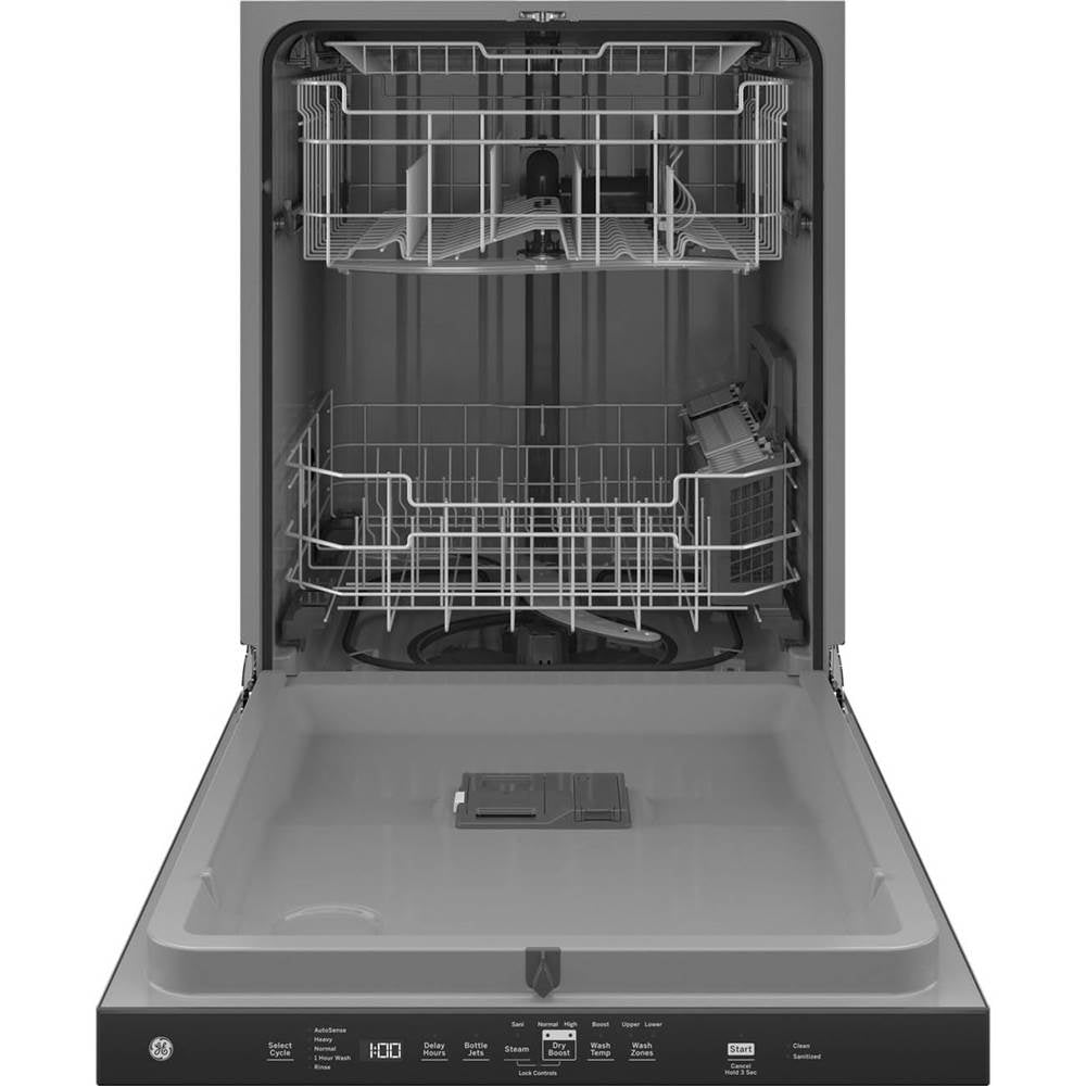 Top Control with Plastic Interior Dishwasher with Sanitize Cycle and Dry Boost