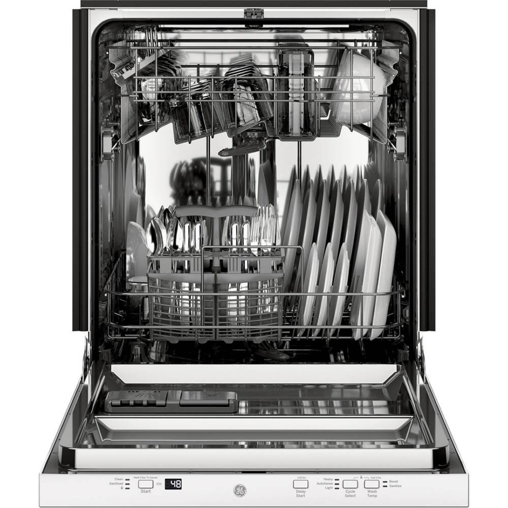 ADA Compliant Stainless Steel Interior Dishwasher With Sanitize Cycle