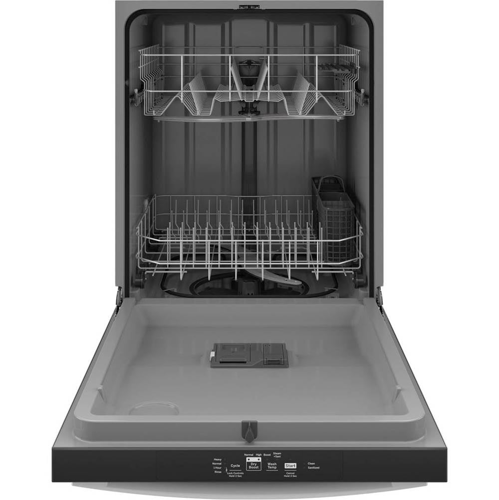 Top Control with Plastic Interior Dishwasher with Sanitize Cycle and Dry Boost
