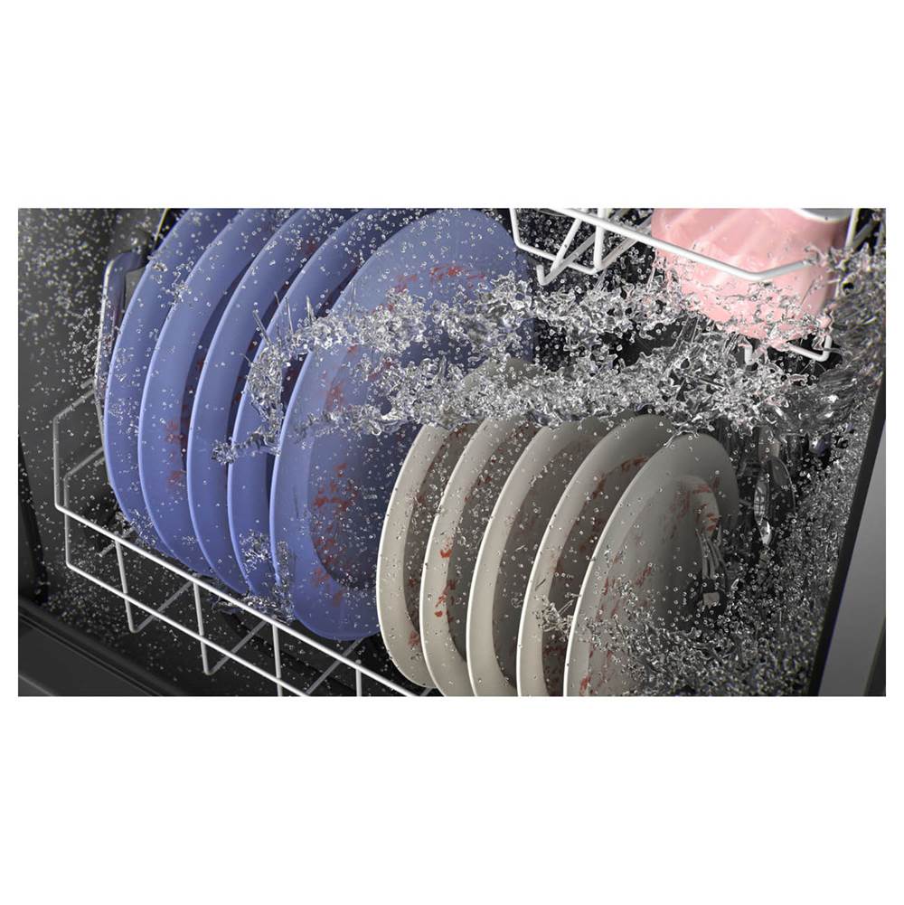 Top Control with Plastic Interior Dishwasher with Sanitize Cycle and Dry Boost