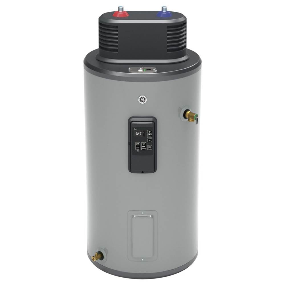 GE Appliances - Smart 30 Gallon Electric Water Heater With Flexible Capacity - Gray