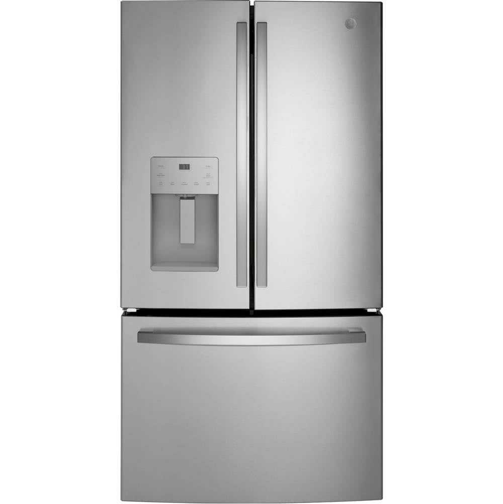 GE Appliances - GE Energy Star25.6 Cu. Ft. French-Door Refrigerator