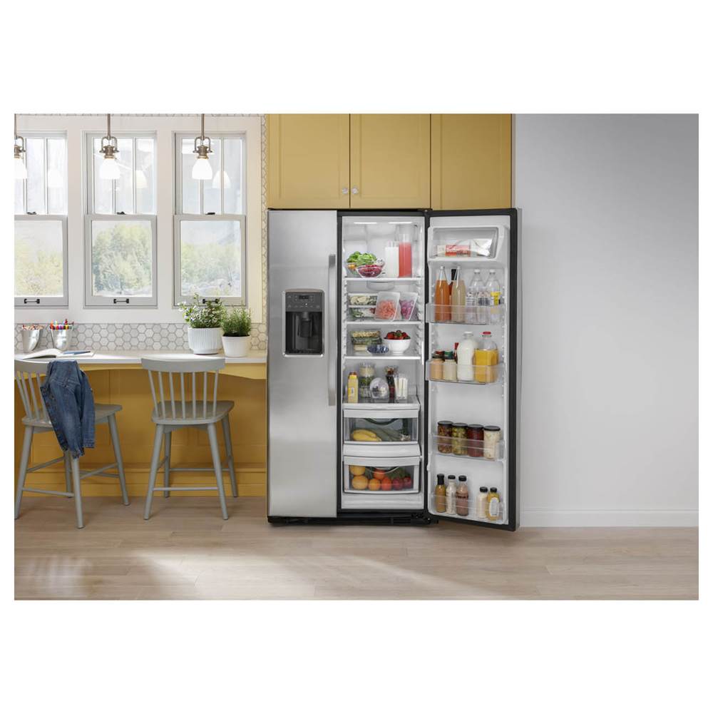 ENERGY STAR 25.3 Cu. Ft. Side-By-Side Refrigerator