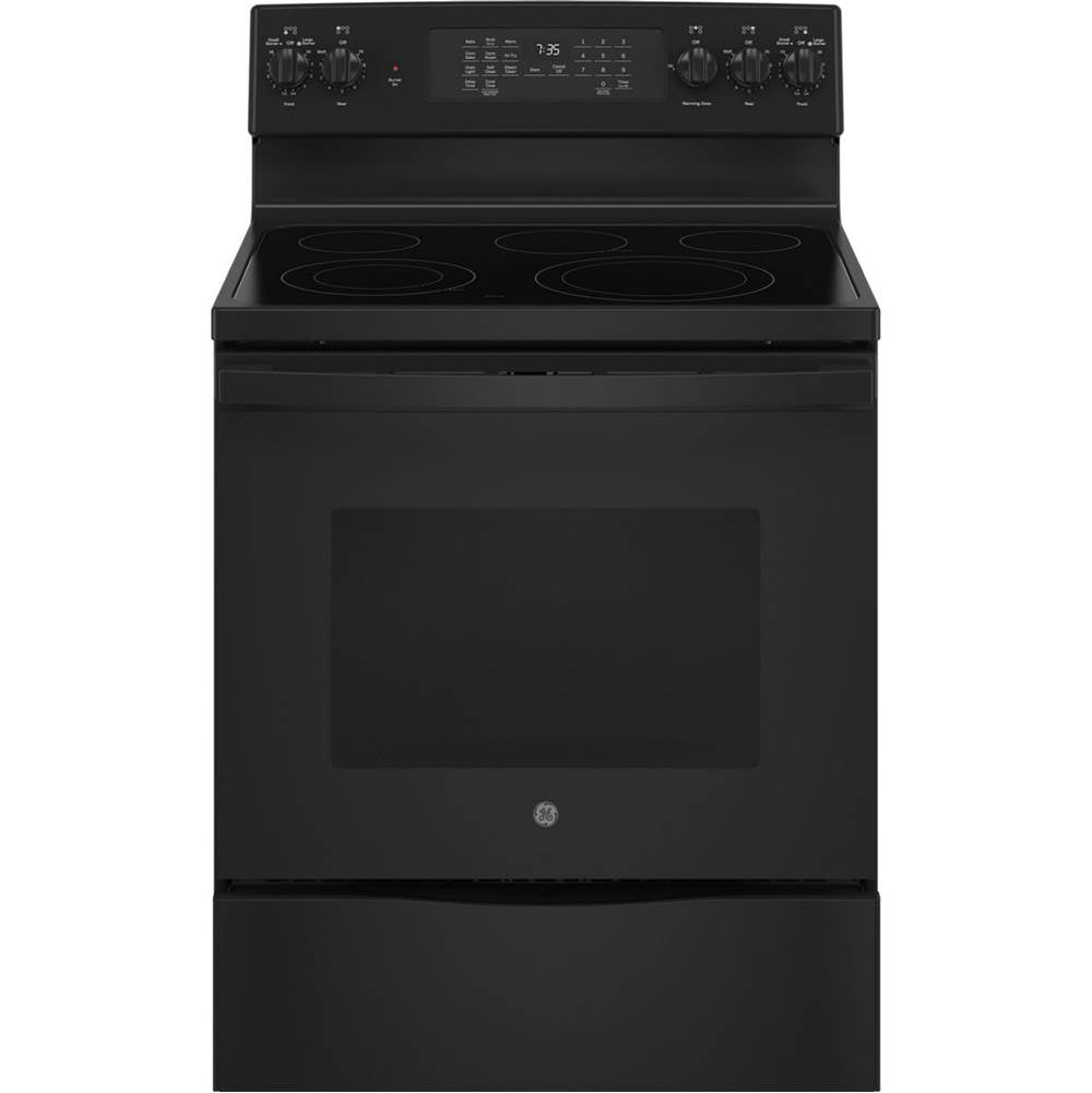 GE Appliances - GE 30'' Free-Standing Electric Convection Range