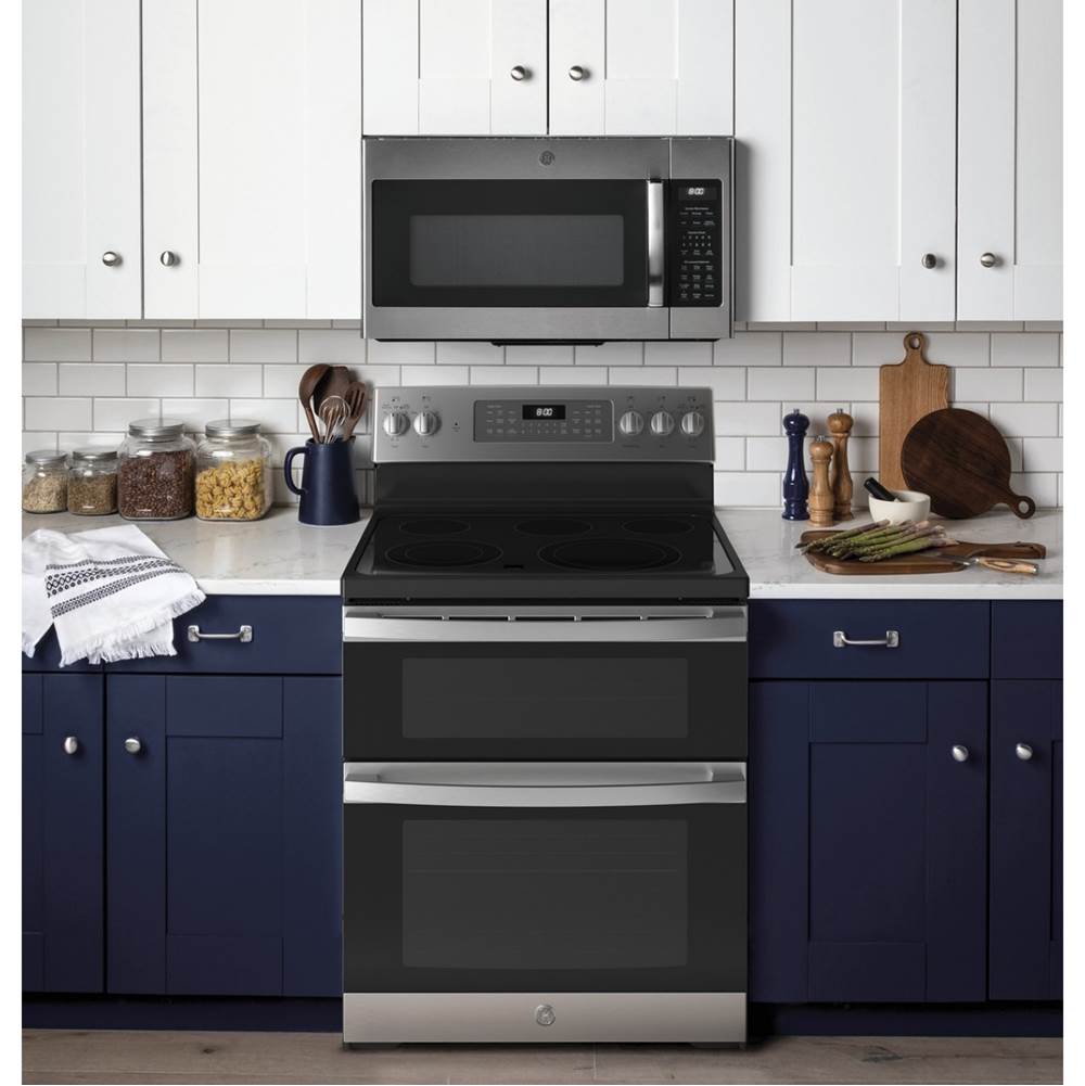 GE 30'' Free-Standing Electric Double Oven Convection Range