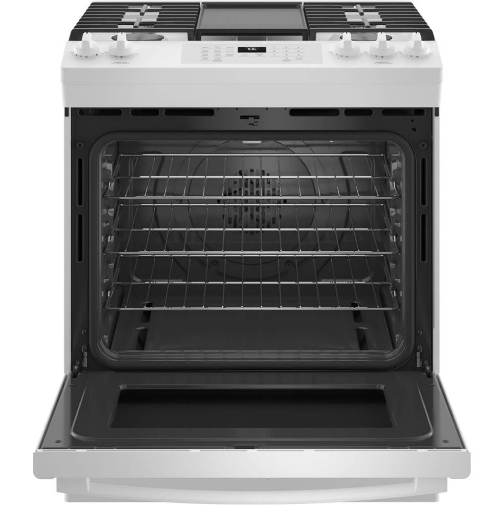 30'' Slide-In Front-Control Convection Gas Range with No Preheat Air Fry