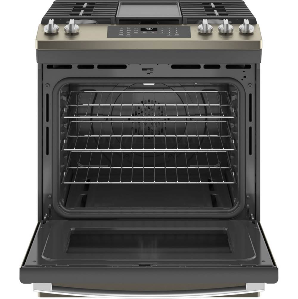 30'' Slide-In Front-Control Convection Gas Range with No Preheat Air Fry