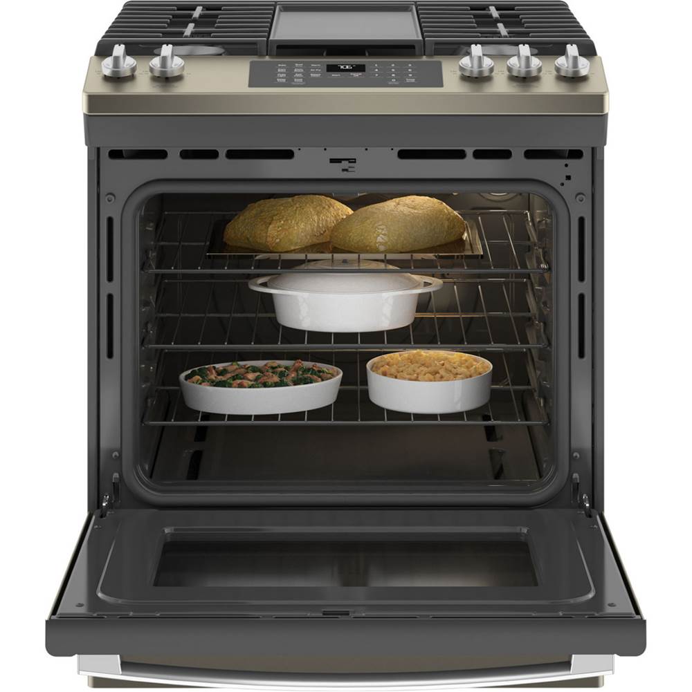 30'' Slide-In Front-Control Convection Gas Range with No Preheat Air Fry