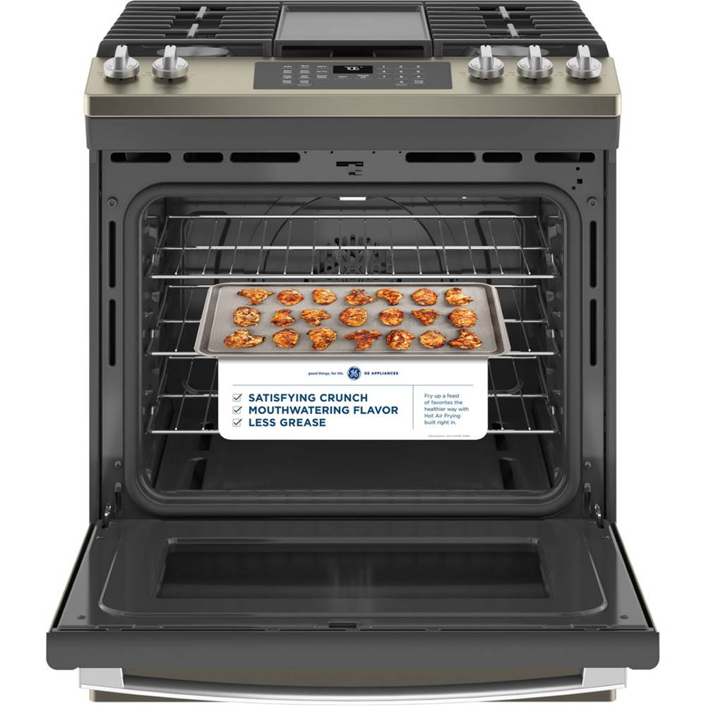 30'' Slide-In Front-Control Convection Gas Range with No Preheat Air Fry