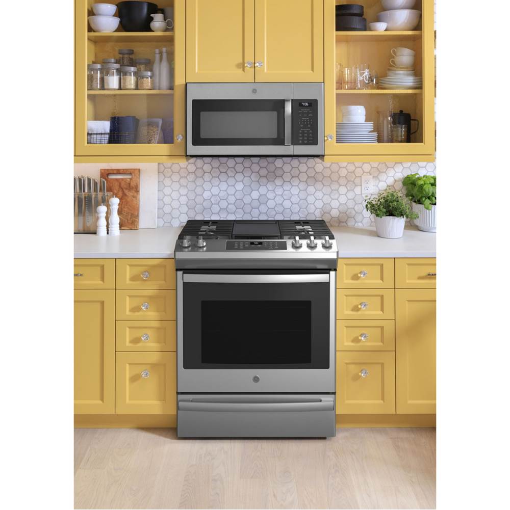 30'' Slide-In Front-Control Convection Gas Range with No Preheat Air Fry