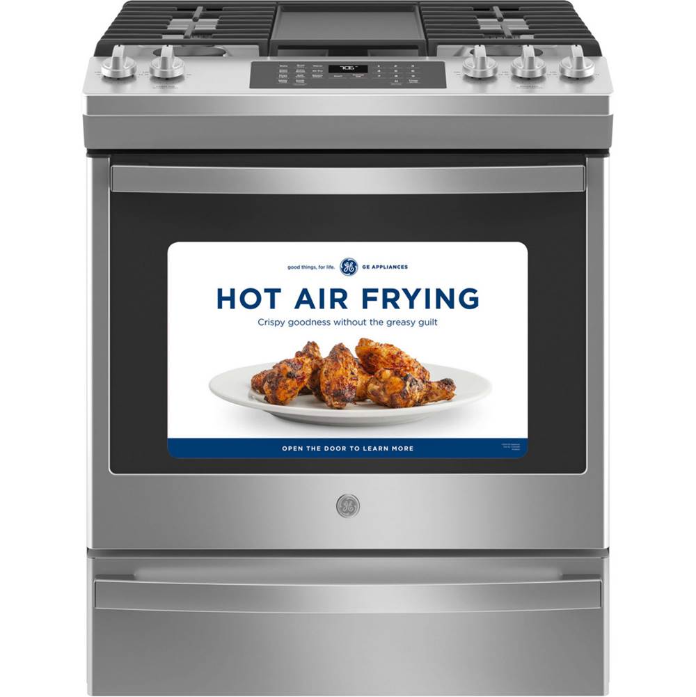 30'' Slide-In Front-Control Convection Gas Range with No Preheat Air Fry