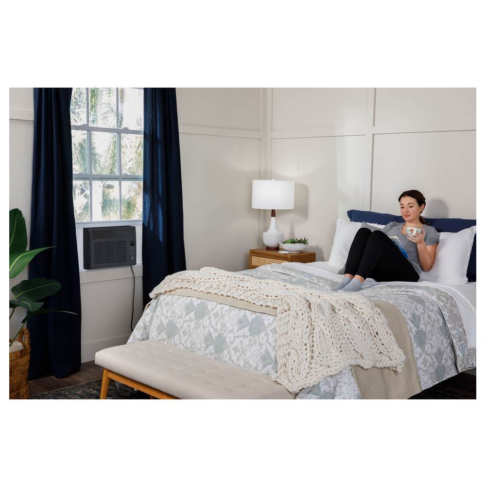 5,000 BTU Electronic Window Air Conditioner for Small Rooms up to 150 sq ft., Black