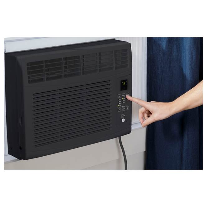 5,000 BTU Electronic Window Air Conditioner for Small Rooms up to 150 sq ft., Black