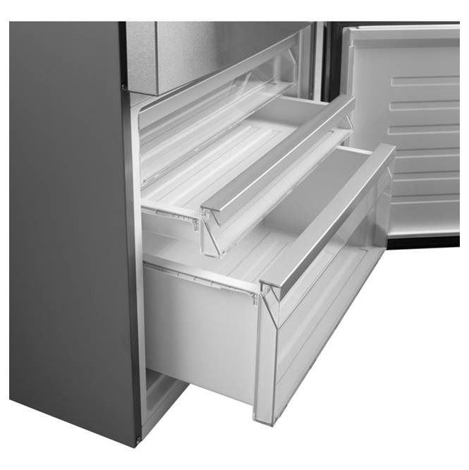 ENERGY STAR 17.7 Cu. Ft. Counter-Depth Bottom-Freezer Refrigerator