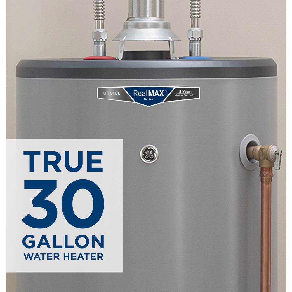 RealMAX Choice 30-Gallon Tall Natural Gas Atmospheric Water Heater