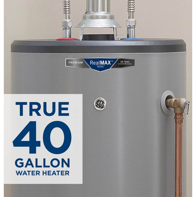 RealMAX Premium 40-Gallon Short Liquid Propane Atmospheric Water Heater