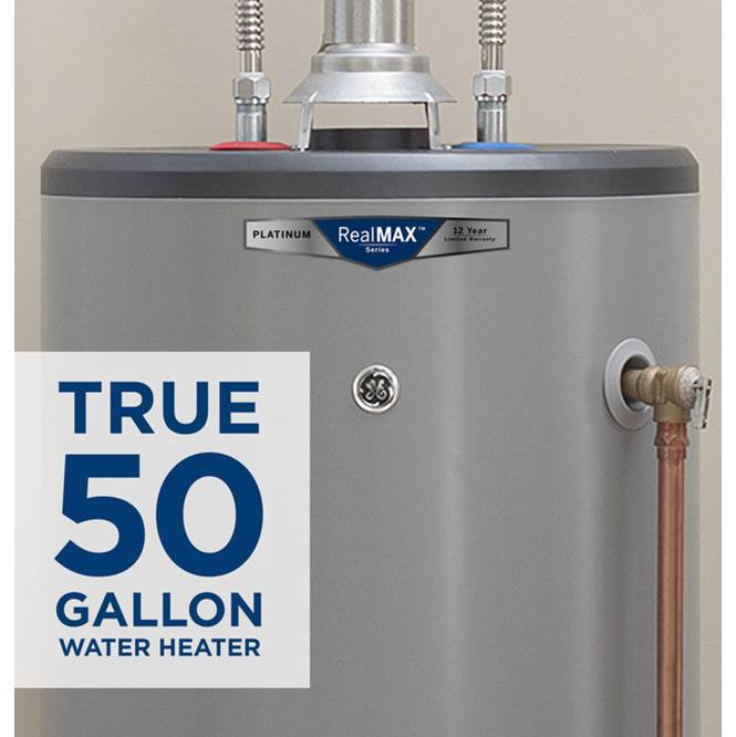 RealMAX Platinum 50-Gallon Tall Liquid Propane Atmospheric Water Heater