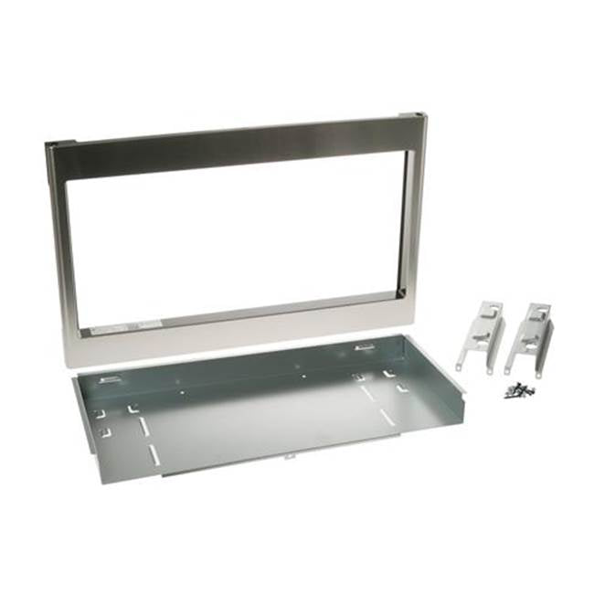 GE Appliances - GE Optional 27'' Built-In Trim Kit Jx827Sfss - Stainless Steel