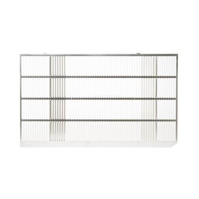 GE Appliances - Room Air Conditioner Aluminum Exterior Grille J Series - White