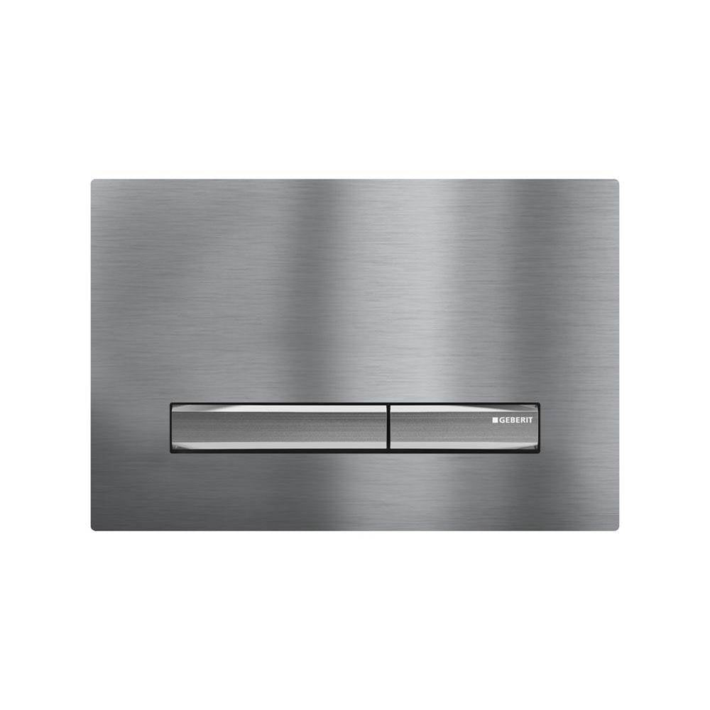 Geberit - Geberit actuator plate Sigma50, for dual flush: brushed chrome - Brushed Chrome