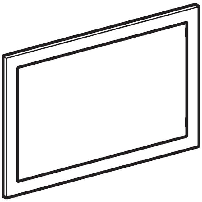 Cover frame for Geberit actuator plate Sigma60: bright chrome-plated