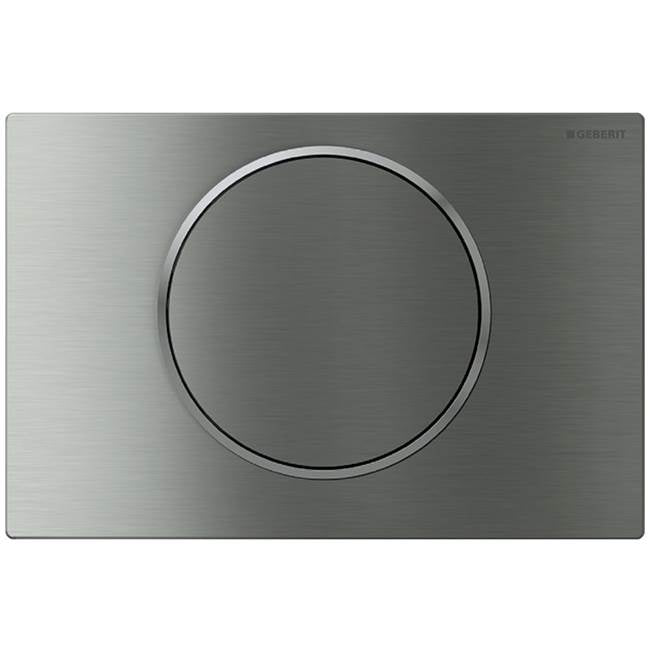 Geberit - Geberit actuator plate Sigma10 for stop-and-go flush: stainless steel brushed/polished/brushed - Stainless Steel