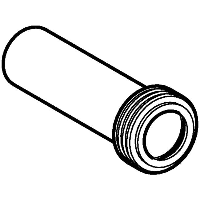 Geberit flush bend extension with sleeve: d45mm granite grey